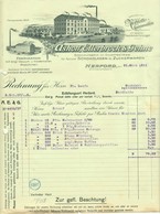 HERFORD I W 1911 Besonders Deko " Ashoff,Ellerbrock & Gehne Fabrik Schokoladen & Zuckerwaren " - Alimentos