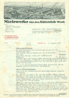 Gütersloh MIELE 1949 Deko " Mielewerke Fabrikansicht " - Electricity & Gas