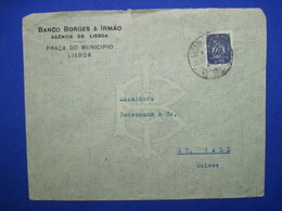 PORTUGAL Lettre Cover Enveloppe St GALL Suisse Schweiz - Storia Postale