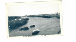 MOOSE JAW, Saskatchewan, Canada, Moose Jaw River, Old White Border Postcard - Andere & Zonder Classificatie