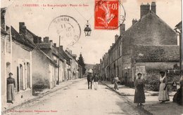 CERISIERS ( 89 ) - La Rue Principale - Route De Sens . - Cerisiers