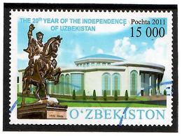 Uzbekistan 2011.Independence -20y. 1v: 15000 -gold.  Michel # 989   (oo) - Uzbekistán