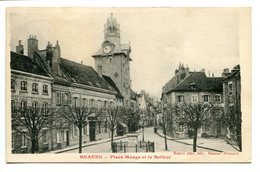 21 - Côte D'Or -  Beaune - Place Monge Et Le Beffroi  (0716) - Beaune