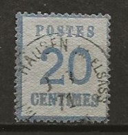 FRANCE:, Obl., ALSACE-LORRAINE, N° YT 6a, TB - Usados