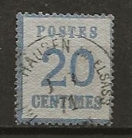 FRANCE:, Obl., ALSACE-LORRAINE, N° YT 6a, TB - Used Stamps