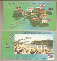 Padania - Banoconta Non Circolata Da 2 Euroleghe - 2005 - Otros & Sin Clasificación