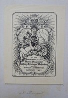 Ex-libris Illustré XIXème - LENINGEN WESTERBURG - Exlibris