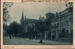 ! Alte Ansichtskarte Aus Haynau In Schlesien, Gartenstraße, Postamt, 1933, Polen - Poland