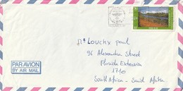 New Caledonia And Dependencies Cover South Africa - 1986 (1987) - South Landscape River - Lettres & Documents