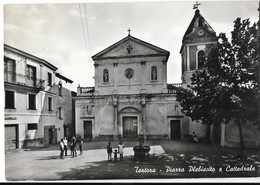 TORTORA (Italie) Cpsm Piazza Plebiscito E Cattedrale - Andere & Zonder Classificatie