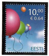 Estonia 2007 . Children's Day. Balloons. 1v: 10.00.   Michel  # 586 - Estonia