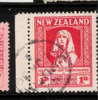 NZ 1929 1d+1d Health SG 544 U #BFE23 - Oblitérés
