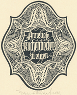 Ex Libris Anneliese Kuchenbecker - Hans Schaefer Gesigneerd - Bookplates
