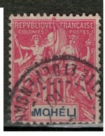 MOHELI          N°  YVERT  :  5 ( 4 )  OBLITERE       ( Ob   5/17 ) - Used Stamps