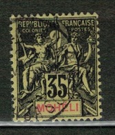 MOHELI          N°  YVERT  :  9   ( 4 )    OBLITERE       ( Ob   5/17 ) - Used Stamps