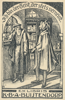 Ex Libris K.B.A. Buijtendorp (Goethe - Ich Bin Der Geist Der Stets Verneint) - Bookplates