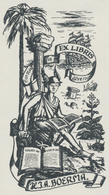 Ex Libris H.J.A. Boerma -  - Ex-libris