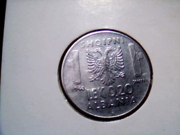 Albania KM 29    0.20 Lek 1940 Italian Occupaton WW II - Albanië