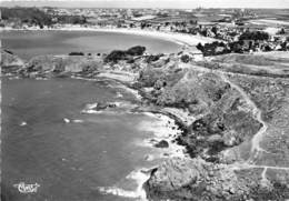 22-ERQUY- POINTE DE LA HEUSSAYE ET LA PLAGE VUE AERIENNE - Erquy