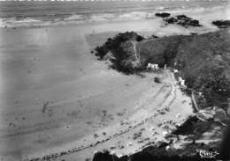 22-ERQUY-PLAGE DE CAROUAL ET POINTE DE LA HEUSSAYE VUE AERIENNE - Erquy