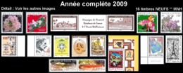 WALLIS ET FUTUNA Année Complète 2009 - Yv. 712 à 727 ** MNH   - 16 Timbres  ..Réf.W&F22631 - Annate Complete