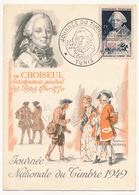 TUNISIE - Carte Fédérale - Journée Du Timbre 1949 TUNIS (Choiseul) - Storia Postale