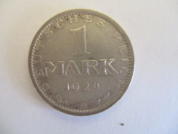 Germany : 1 Reichmark 1924 A - 1 Mark & 1 Reichsmark