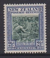 New Zealand SG 617 1940 Definitives 2.5 Pence Blue Green And Blue, Mint Hinged - Ungebraucht