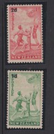 New Zealand SG 626-27 1940 Health, Mint Never Hinged,toned Gum - Neufs