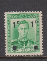 New Zealand SG 628 King George VI,Surcharged 1d On Half Penny Green, Mint Never Hinged - Ongebruikt