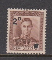 New Zealand SG 629 King George VI,Surcharged  2d On  One And Half Penny Brown Purple, Mint Never Hinged - Nuevos