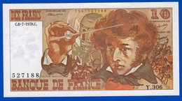 10 FRANCS BERLIOZ BILLET BANQUE DE FRANCE NEUF TYPE 1972 Y.306 N° 527188 DU C.6-7-1978.C Serbon63 - 10 F 1972-1978 ''Berlioz''