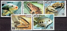 CUBA # FROM 2001 STAMPWORLD 4382-86 - Oblitérés