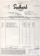 CHOCOLAT SUCHARD - MILKA - ZAVENTEM - CHIMAY - 2 NOVEMBRE  1956. - Alimentos