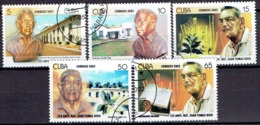 CUBA # FROM 2002 STAMPWORLD 4445-49 - Used Stamps