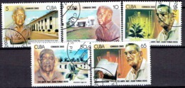 CUBA # FROM 2002 STAMPWORLD 4445-49 - Used Stamps