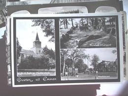 Nederland Holland Pays Bas Emmen Met Kerk Langgraf En Hoofdstraat - Emmen