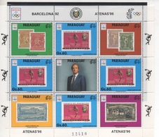 OLYMPIC PARAGUAY FEUILLE 1992.1996 - Summer 1992: Barcelona