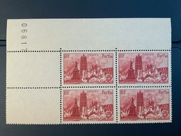 NEUF Bloc De 4 Timbres DUNKERQUE  YT 744 Numéroté - Unused Stamps