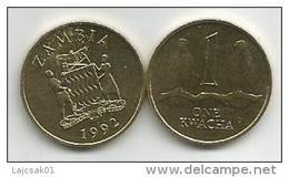 Zambia 1 Kwacha 1992. UNC KM#38 - Sambia