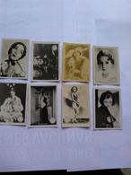 Cigarette Cards Compañia Chilena De Tabacos Bat No Postcards Real Photo 1920-1940 Series E Marlene Dietrich &others See - Entertainers
