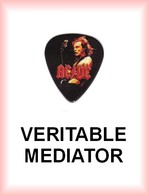 AC/DC MEDIATOR Medium ACDC AC DC PLECTRUM Guitar Pick (SUR SCENE) - Zubehör & Versandtaschen