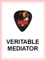 AC/DC MEDIATOR Medium ACDC AC DC PLECTRUM Guitar Pick (SUR SCENE) - Accessoires, Pochettes & Cartons