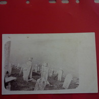 CARTE PHOTO USKUB CIMETIERE - Macédoine Du Nord