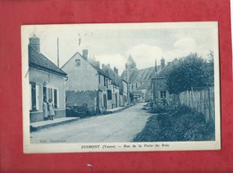 CPA -  Dixmont  - (Yonne) - Rue De La Porte Du Bois - Dixmont