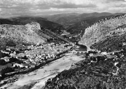 30-ANDUZE-LES TROIS PONTS SUR LE GARDON VUE DU CIEL - Anduze