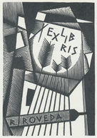 Ex Libris R. Roveda - Dušan Janoušek - Ex-libris