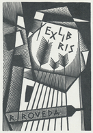 Ex Libris R. Roveda - Dušan Janoušek - Ex-Libris