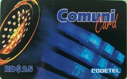 DOMINICAINE  -  Prepaid  - Comuni-Card - RD$25 - Dominicana