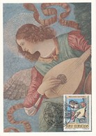 Carte Maximum  Musique Peinture San Marin 1988 Mandoline - Covers & Documents